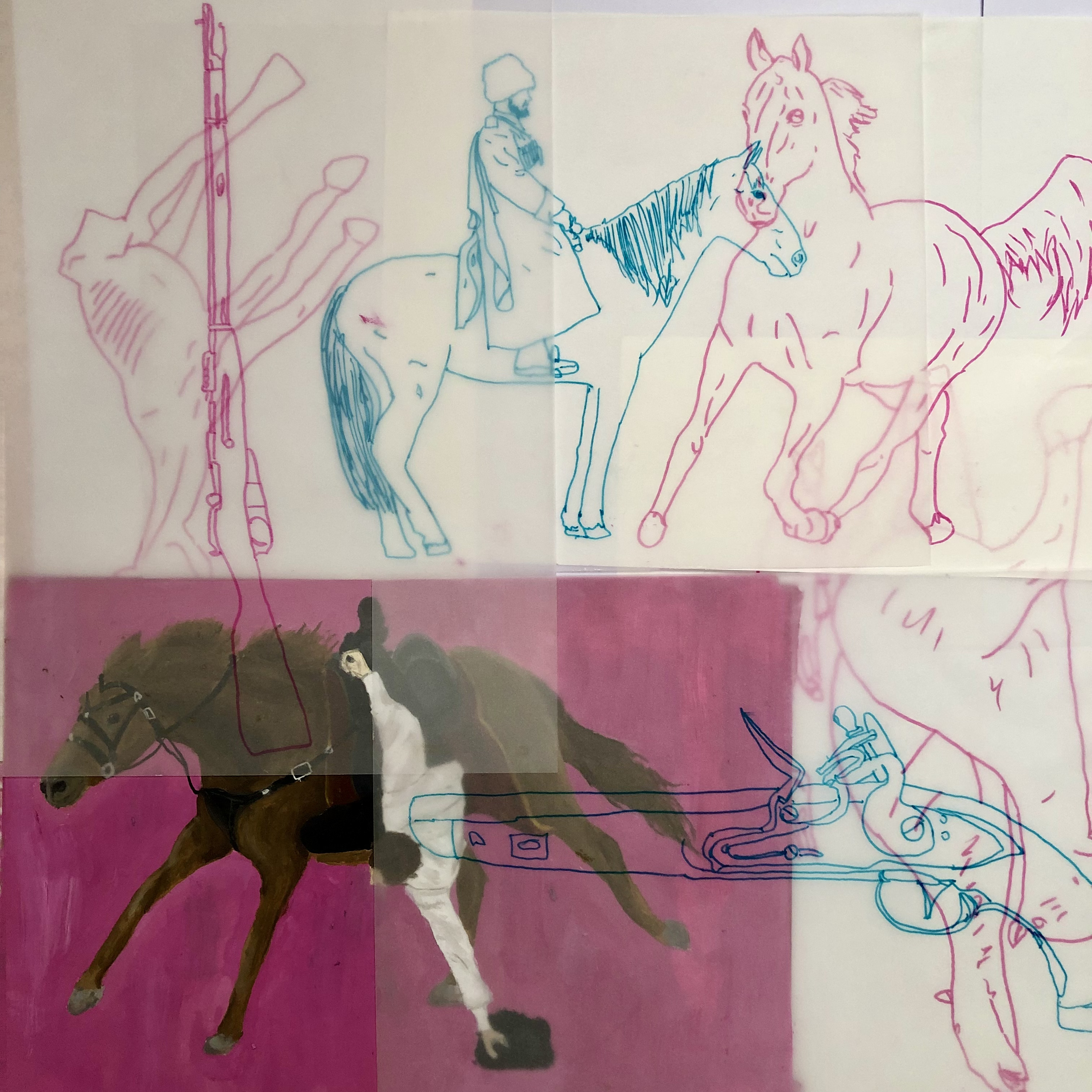 Cossack Steeds Baptised in Gunfire, Ananda Muylaert