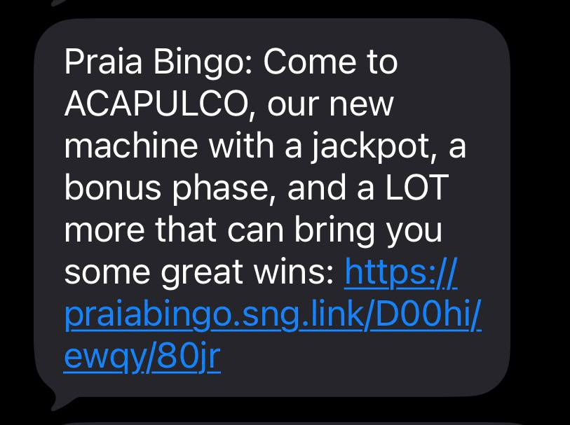 SMS Acapulco Praia Bingo