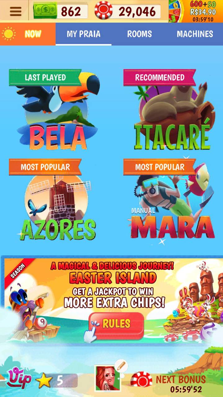 Praia Bingo main lobby