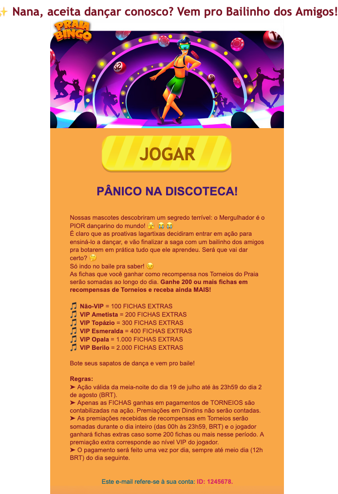 Bailinho Facebook post 1